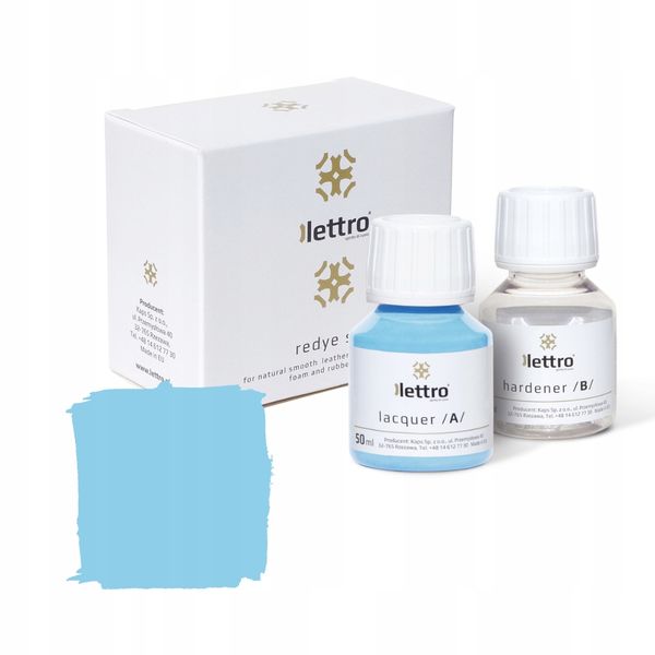 REDYE SET - PRZEJRZYSTY BLEKIT  - LETTRO zdjęcie 1