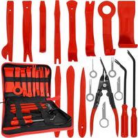 ZESTAW ŚCIĄGACZY ŁYŻEK DO DEMONTAŻU TAPICERKI SZCZYPCE WYJMAKI SPINEK RADIA