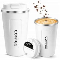 KUBEK TERMICZNY TERMOS 510 ML WYŚWIETLACZ EKRAN LCD SMART NA KAWĘ