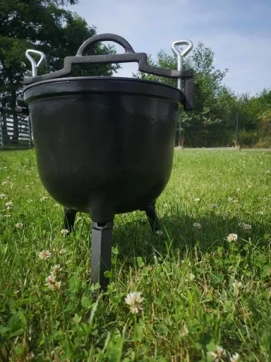 KOCIOŁEK ŻELIWNY EMALIOWANY gar BLUMMENFELD 4L zdjęcie 8