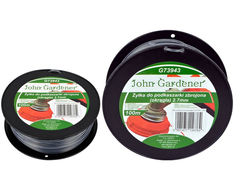 ŻYŁKA TNĄCA DO KOS I PODKASZAREK 2.7 MM 100 MB G73943 OKRĄGŁA + RDZEŃ zdjęcie 1