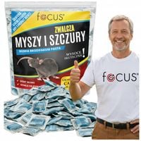 TRUTKA NA SZCZURY I MYSZY 1kg PASTA TRUCIZNA BRODIFAKUM DZIAŁA PO 1