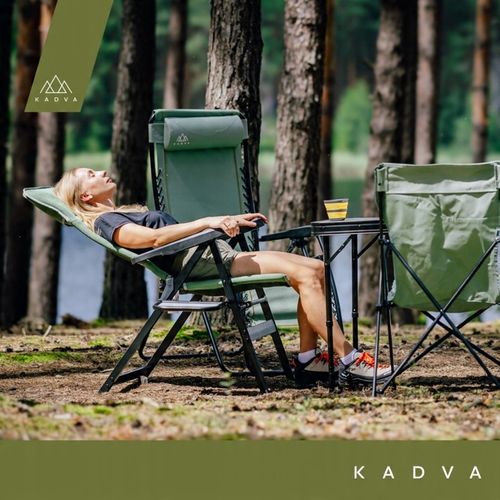 Krzesło turystyczne KADVA CAMPchair 3.0 zielony OS Aluminiowa Rama na Arena.pl