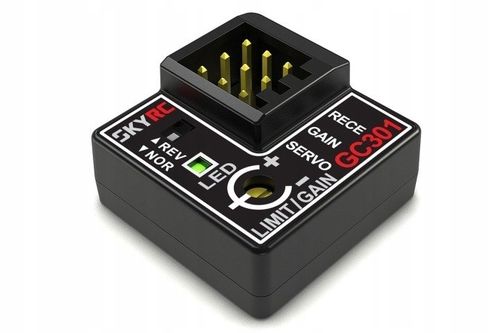 SKYRC GYRO GC301 ŻYROSKOP DO MODELI RC SAMOCHODÓW DOPASOWANIE POŁOŻENIA KÓŁ na Arena.pl