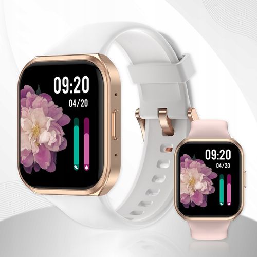 SMARTWATCH ZEGAREK MENU DAMSKI ROZMOWY GRY POLSKIE SMS 2 PASKI SMART na Arena.pl