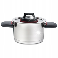 Garnek z pokrywką i skłądanymi rączkami Maestro 16cm; 1,6l