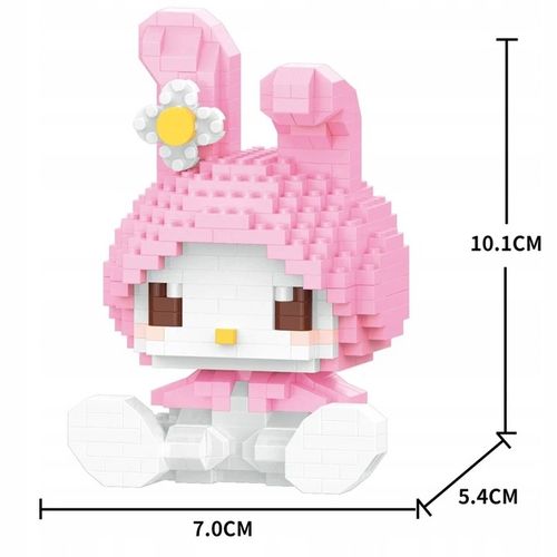 Klocki Hello Kitty Sanrio Figurka My Melody Box Pudełko 406 elementów na Arena.pl