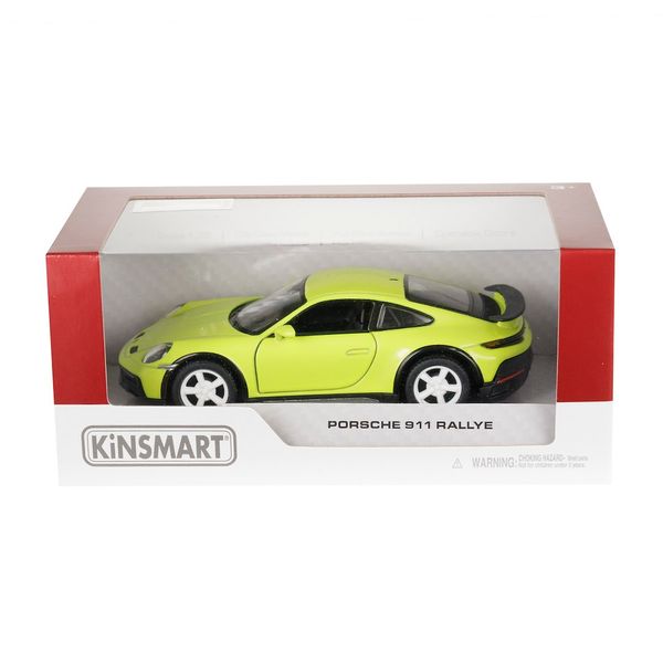 Model 1:36, Porsche 911 Rallye, żółty zdjęcie 4