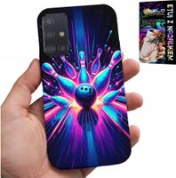 ETUI DO SAMSUNG GALAXY M31S - KRĘGLE BOWLING STRIKE POKROWIEC, PLECKI