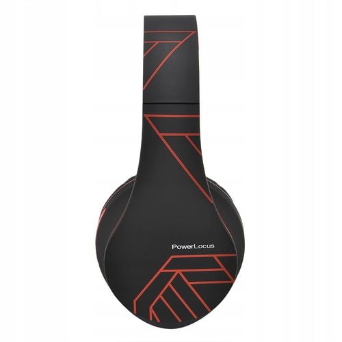 słuchawki powerlocus bezprzewodowe czarno-czerwone bluetooth / microsd / fm na Arena.pl