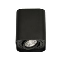 Lampa sufitowa HARYS K natynkowa TUBA kwadratowa GU10 czarna MK