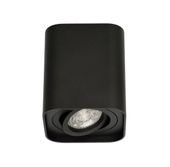 Lampa sufitowa HARYS K natynkowa TUBA kwadratowa GU10 czarna MK