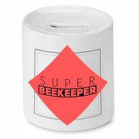 Skarbonka Dla Pszczelarza Super Beekeeper Prezent Z Nadrukiem Ze Zdjęciem