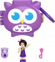 POLLY POCKET PET CONNECTS ZESTAW KOMPAKTOWY SOWA MINILALKA + ZWIERZĄTKO