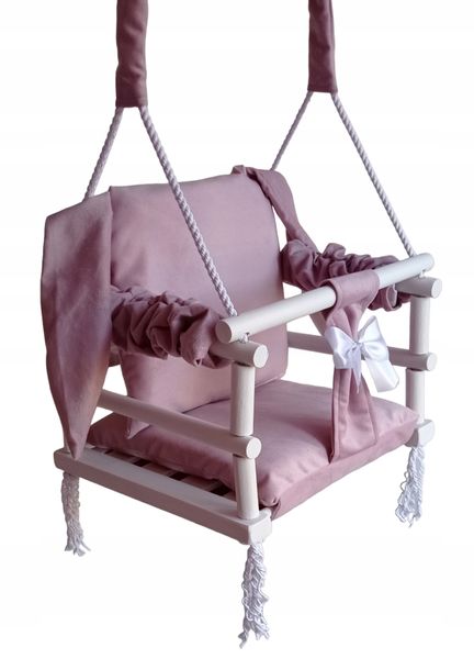 Huśtawka 3w1 dzieci RÓŻ dom ogród prezent pokój zdjęcie 1