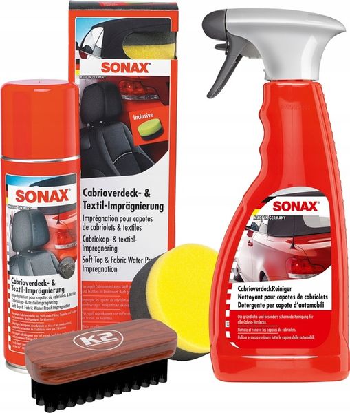 SONAX IMPREGNAT DO DACHU I TAPICERKI W KABRIOLECIE zdjęcie 8