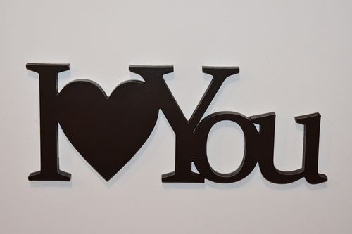 Napis I love You na Arena.pl