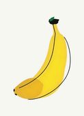 Plakat 13x18cm  Nowoczesny Owoce I Banan I Pop Art Vintage do Salonu