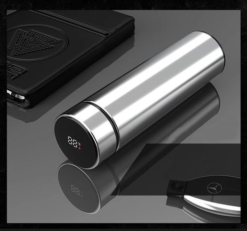 kubek termiczny termos smart led 500ml srebrny na Arena.pl