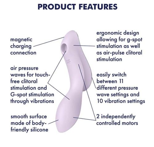 wibrator curvy trinity 2 (violet) na Arena.pl