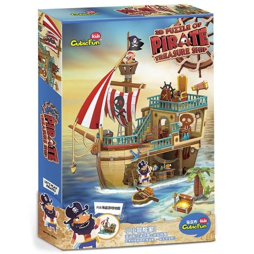puzzle 3d statek piracki ze skarbem 8325 na Arena.pl