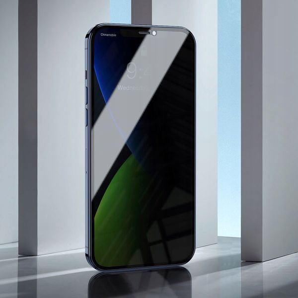 Baseus 2x Szkło Prywatyzujące do iPhone 12 Mini zdjęcie 7