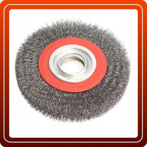 SZCZOTKA DRUCIANA tarczowa do szlifierki stołowej 200 mm Z REDUKCJAMI na Arena.pl