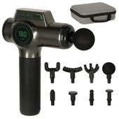 Pistolet do Masażu Masażer Pleców Stóp Ciała Gun Massage LED Zestaw 8w1