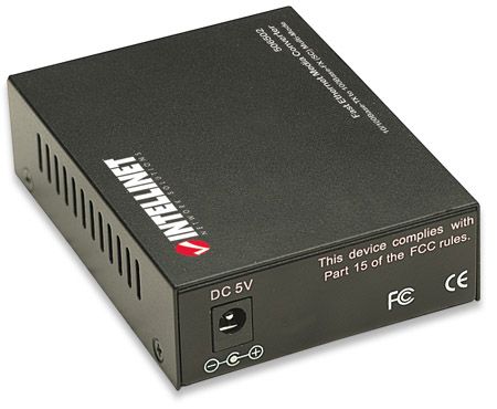 INTELLINET MEDIA KONWERTER 10/100BASE-TX RJ45 / 100BASE-FX MM SC zdjęcie 5