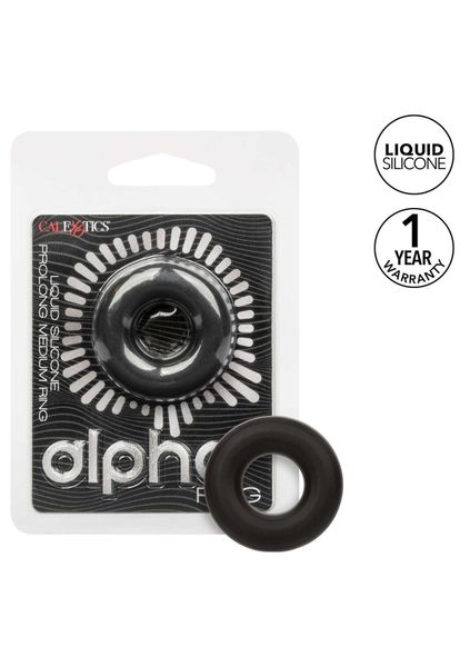 Alpha Prolong Medium Ring Black zdjęcie 7