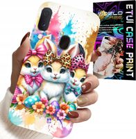 ETUI DO SAMSUNG GALAXY A20E - KRÓLICZKI, ŚWIĄTECZNE, KRÓLIK, WIELKANOC