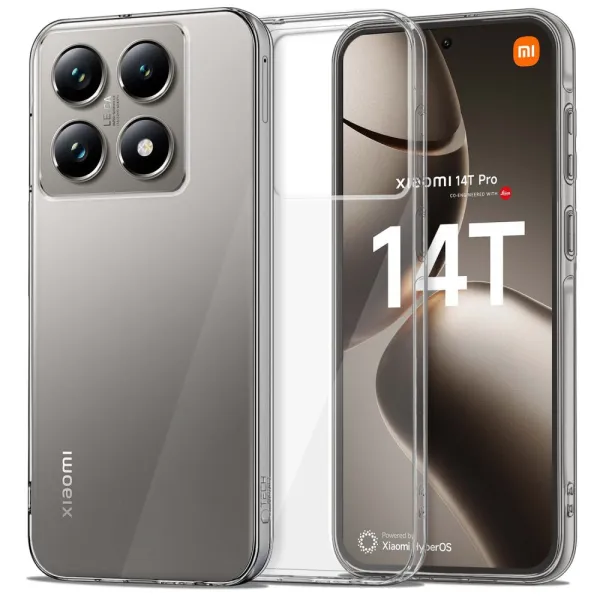 Etui Tech-Protect FlexAir Hybrid na Xiaomi 14T Pro - przezroczyste zdjęcie 1