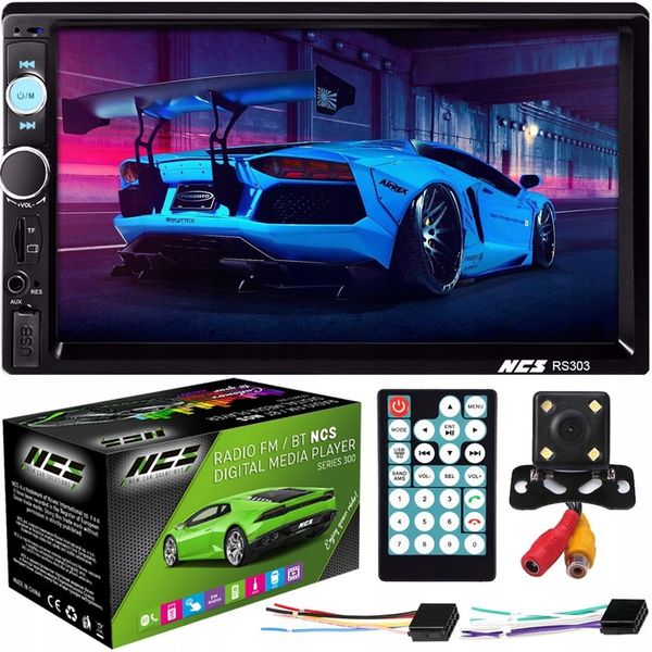 RADIO 2DIN EKRAN 7 USB SAMOCHODOWE SD MP3 + KAMERA zdjęcie 1