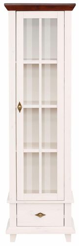 Piękna, sosnowa witryna z szufladą na Arena.pl