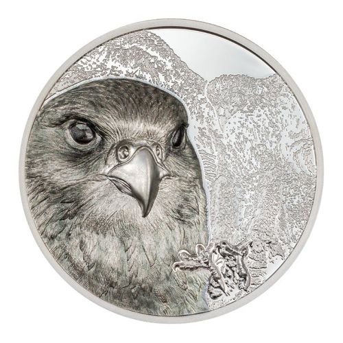 Mongolia: Mongolian Falcon 3 uncje Srebra 2023 Proof Ultra High Relief na Arena.pl