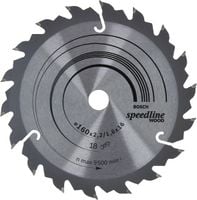 piła tarczowa h speedline 160*2,4*16z*18 - b 2608640785