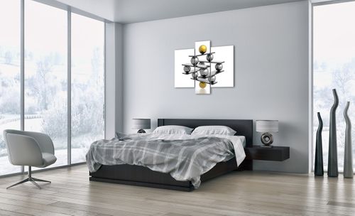 Obraz Na Płótnie - Kompozycja Kule - 95X80 Cm - Cb95X80-2640 na Arena.pl