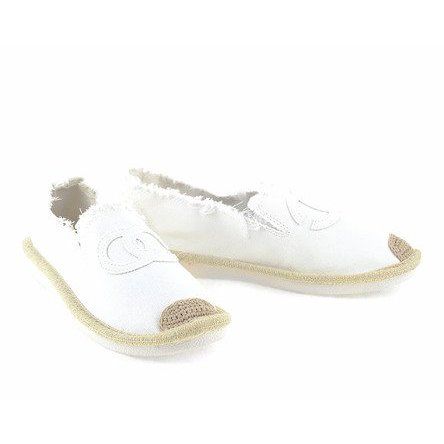 Białe espadryle wsuwane NB273P-3 r.38 na Arena.pl