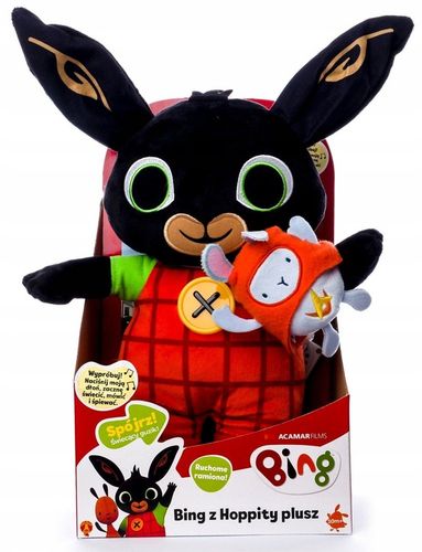 Maskotka Bing Golden Bear Bing i Króliś Tuliś mówiacy plusz 36 cm na Arena.pl