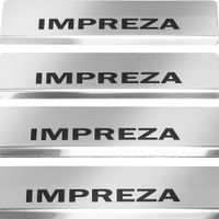 Listwa progowa SUBARU IMPREZA MK5 Stal nierdzewna 304 połysk  4szt