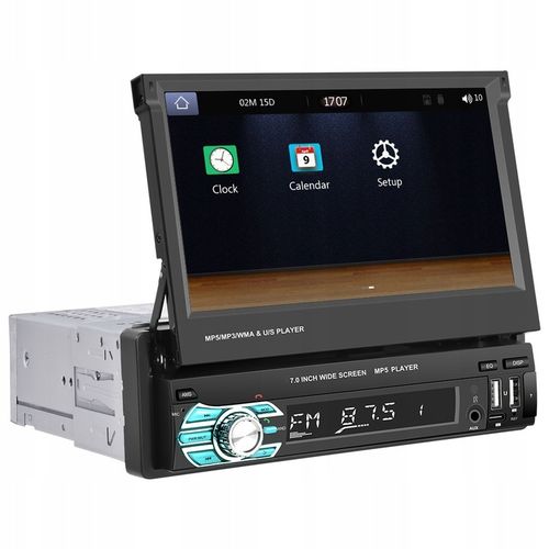 RADIO SAMOCHODOWE 1DIN 7'' BT WYSUWANY EKRAN DOTYKOWY MIRROR LINK na Arena.pl