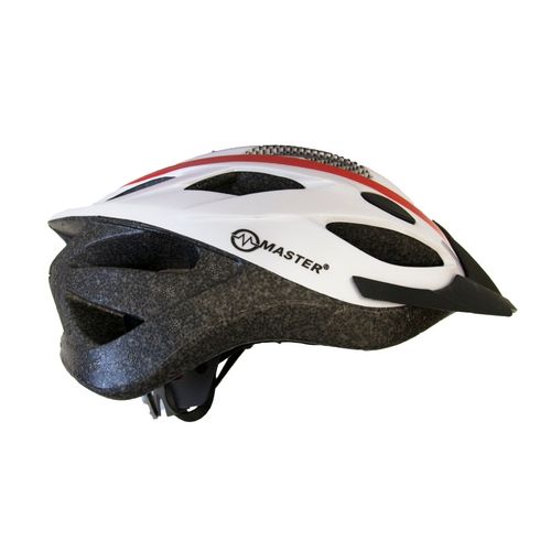 Kask Rowerowy Master Force - M - Czerwono-Biały na Arena.pl