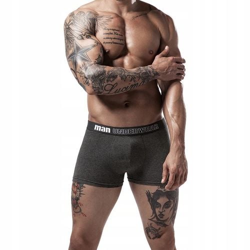 5 x Super ODDYCHAJĄCE BOKSERKI MĘSKIE BAWEŁNIANE BAMBUSOWE #M MAN na Arena.pl