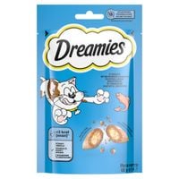 Dreamies Karma uzupełniająca dla kotów i kociąt o smaku łososia 60 g