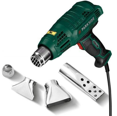 OPALARKA DMUCHAWA POWIETRZA ELEKTRYCZNA PARKSIDE 2000W 600°C 4 DYSZE na Arena.pl