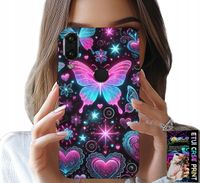 ETUI DO XIAOMI NOTE 7 - KOLOROWY MOTYLEK SERCE MODNE WZORY CASE