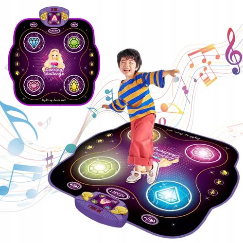MATA MUZYCZNA GRA ZABAWA INTERAKTYWNA DO TAŃCA DLA DZIECI RÓŻOWA na Arena.pl