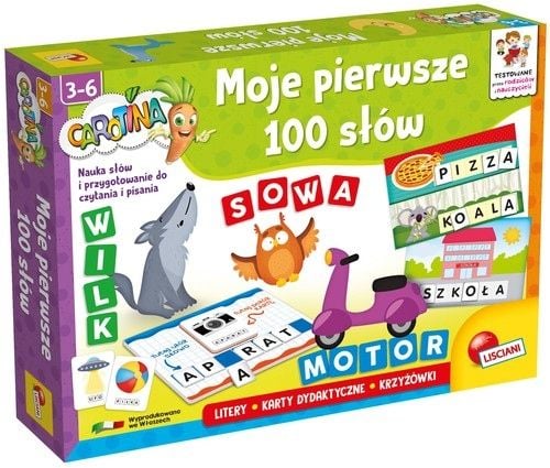 lisciani carotina moje pierwsze 100 słów 6523 na Arena.pl