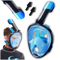 MASKA DO NURKOWANIA DO SNORKELINGU PEŁNOTWARZOWA NA CAŁĄ TWARZ S/M DO WODY