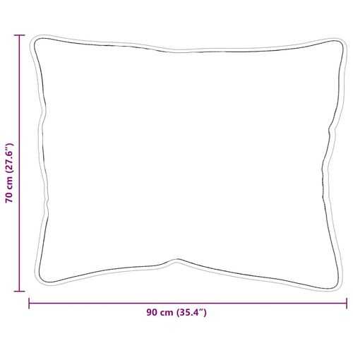 Poduszki 2 pcs Biały 85gsm 100% poliester na Arena.pl